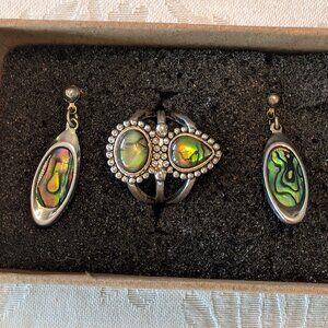 Abalone jewelry set
